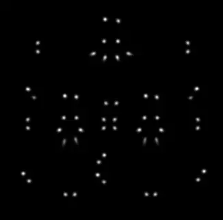 Structure-tensor corner response for the forest scene
