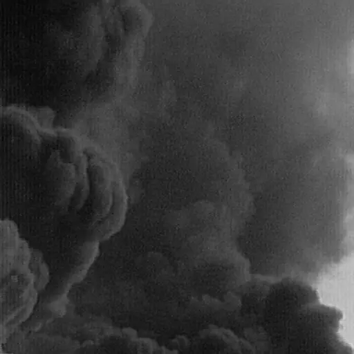 Notch-filtered smoke image using radius one