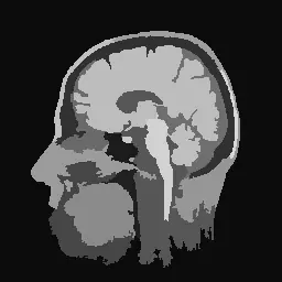 Region-merged head image with maximum alpha ten thousand