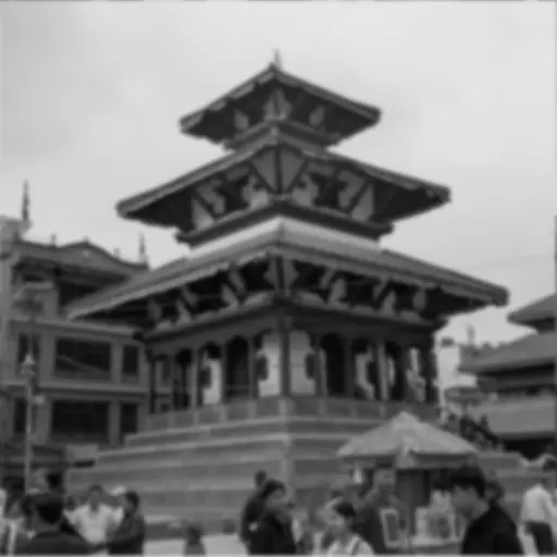 Blurred grayscale image